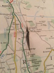 Geographia Road Motorists Map of South West Scotland 1960’s