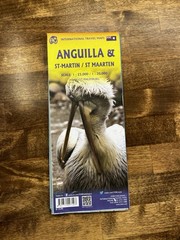ITMB Anguilla St Martin St Maarten Folded Travel Map 2019 Caribbean 1st Ed