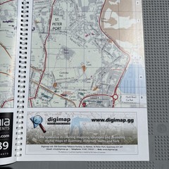 Perry’s Professional Street GuideMap Of Guernsey C. I.-A4 Size Spiral Bound NEW