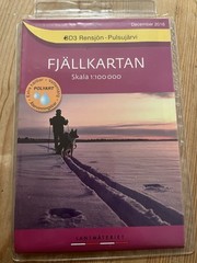 Sweden BD3: Rensjon / pulsujarvi Mountain Map hiking trekking walking