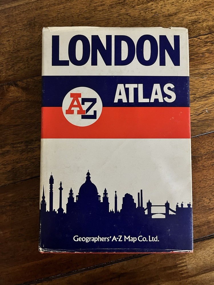 Vintage 1970s Geographers’ London Atlas 7th Edition A-Z Map Company Limited