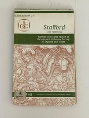 David & Charles, OS Map, 1st Edition one Inch Reprint, Stafford, No 34