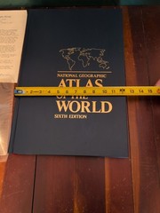 National Graphic Atlas Of The World 6th Edition HB Book 18 1/2 X 12 1/4 X 1 1/4″