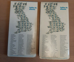 Bartholomews Vintage Maps No’s 31 & 32 N. Lancashire & West Riding 1970 & 1969