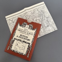 David & Charles – Buxton & Stockport Map – Reprint of OS Map – No 27