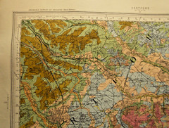 Ordnance Survey Hertford Geological map 1962 I inch to 1 mile