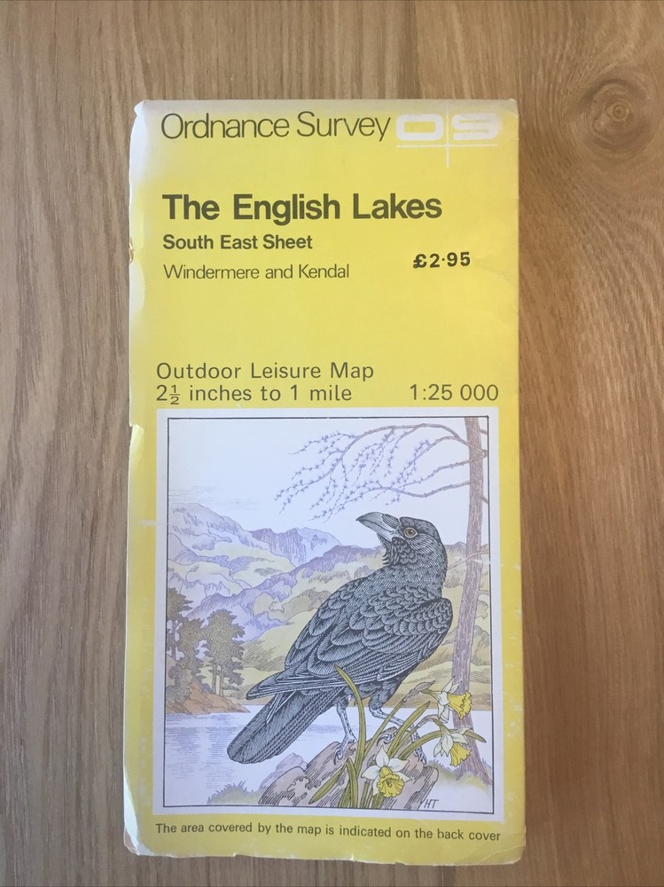 1985 Ordnance Survey Outdoor Leisure Map The English Lakes South East Sheet