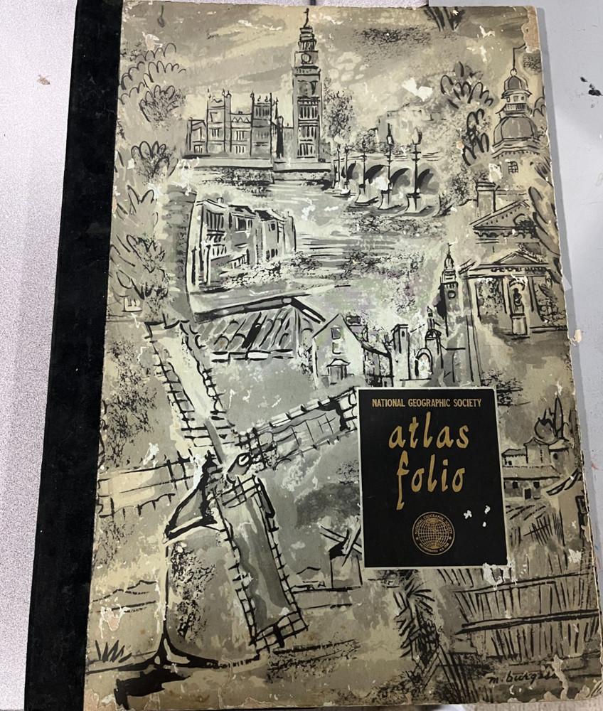 National Geographic Atlas Folio, 1958, w/Maps