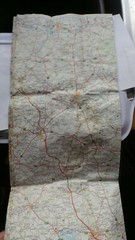SHELL ROAD MAP MIDLANDS VINTAGE MAPS 1981 IDEAL FOR CONCOURS AND VEHICLE DISPLAY