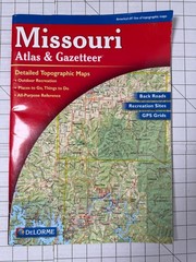 Delorme Missouri Atlas and Gazetteer Topographic Maps Back Roads GPS Recreation