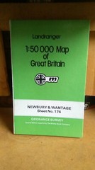 Newbury & Wantage Ordnance Survey Landranger Map 1:50000 #174