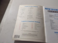 1988 New Hampshire DeLorme Atlas and Gazetteer 11″ x 15.5″ Topo Maps Road Guide