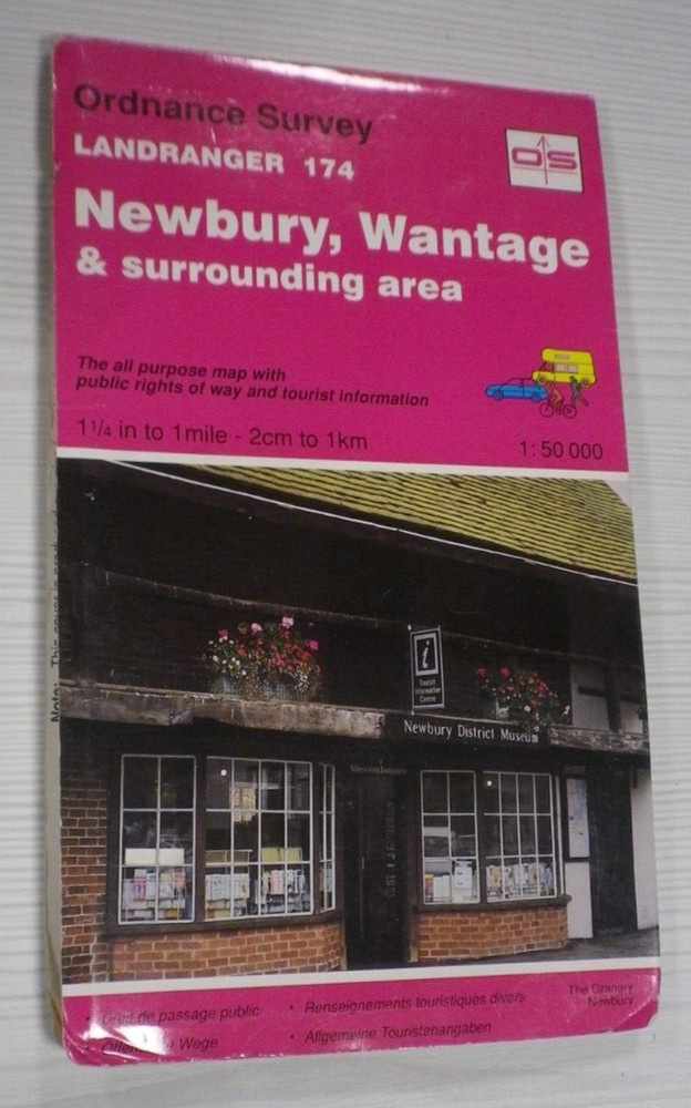 174 Newbury, Wantage & Surrounding Landranger Ordnance Survey Map OS 1:50000