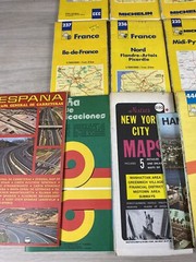 Vintage Bundle Job Lot Mainly France Michelin Road Maps Includes Others X 16