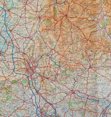 Ordnance Survey Quarter-Inch Map, Sheet 11: North Midlands & Yorkshire (1974).