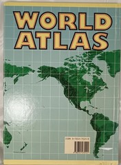 Vintage 1985 Ladybird World Atlas Illustrated Geography Reference Book Hardback