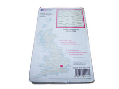 OS Ordnance Survey Landranger Map 166 ‘Luton & Hertford’ – Well Used condition