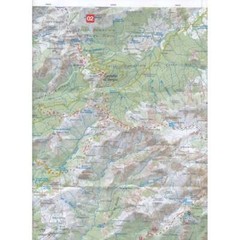Corsica / Corse France Le GR20 Pocket Route Map – hiking walking holiday 1:50K