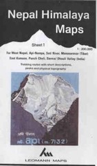 Nepal Himalaya Mountain Maps (Map) (UK IMPORT)