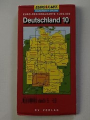 Deutschland 10 Euro Cart FOLD OUT MAP 1:2000000 Germany RV Map ENGLISH/GERMAN