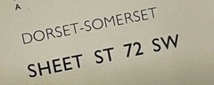 OS, 6 Inch to 1 Mile Map, sheet ST 72 SW, Somerset, Abbas & Templecome area,1984