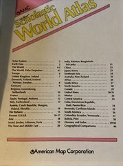 Scholastic World Atlas Paperback American Map Corporation 1994