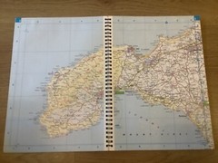 Map & Travel Guide Bristol Bath Job Lot Spiral Bound Book City of Bath Guide Did