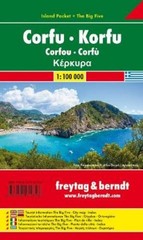 Freytag-Berndt Korfu, Automap 1:100.000, Island Pocket + The B (Map) (UK IMPORT)