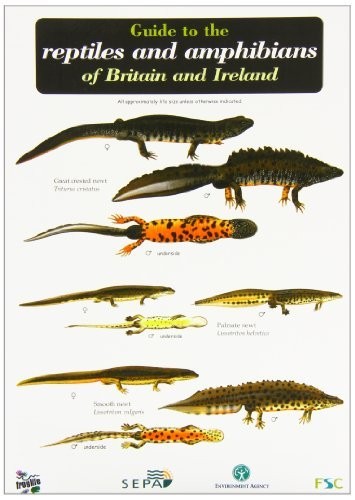 Peter Roberts Guide to the Reptiles and Amphibians of Britain and Ireland (Map)