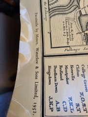 Donnes Map Of Bristal City 1826 Reproduced By Mears waterlow &sons ltd 1952.