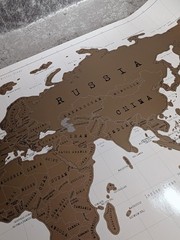 Luckies scratch off world map – New perfect gift idea for travellers