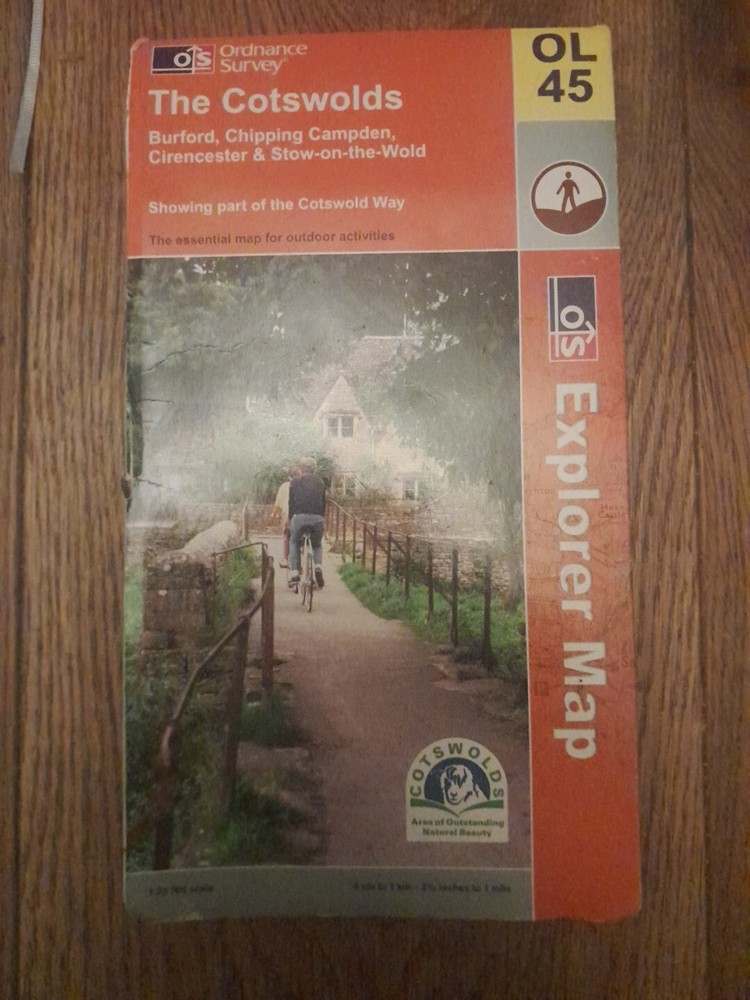 Ordnance Survey Explorer OL45 The COTSWOLDS