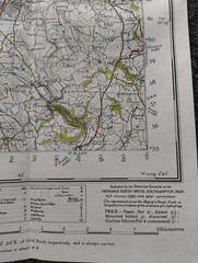 Newquay & Padstow 185 (1946) Ordnance Survey Popular Edition One-Inch map paper