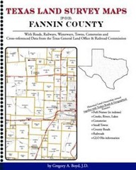 Genealogy Family Maps Cemetery Fannin County Texas Land Survey