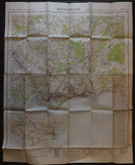 Bundle 14 x Vintage Ordnance Survey Sheet Maps Paper Sheets 1935-1979 Job Lot