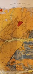 Ordnance Survey Geological Map: No 55. Blair Atholl. Printed on paper 1926