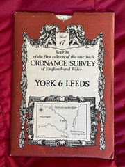 David & Charles,OS Sheet Map,1st Edition,1 Inch Reprint, York & Leeds. No 17