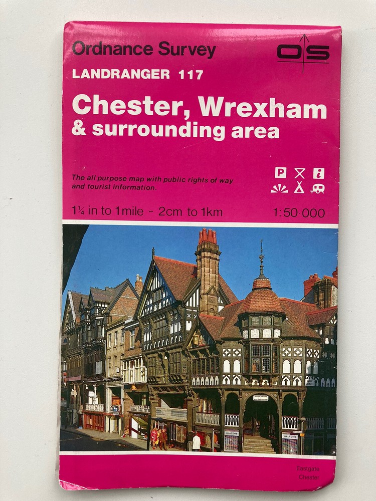 Ordnance Survey Landranger Map No 117 Chester, Wrexham & surrounding area