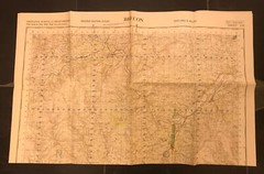 BRECON, Sheet 141, 1952 OS Ordnance Survey One Inch One Mile Map Seventh Series
