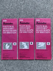 Batchelors Natural History Road Maps Of Britain – Complete set A, B & C