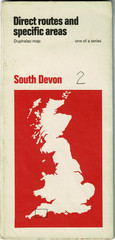 4 maps Bartholomew’s Colofac promo : Cornwall, South Devon, North Devon, Dorset