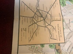 Vintage 1960’s Moscow Tourist MAP Illustrated. hotel guides & events calendar