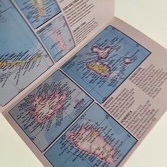 Tourist Islands of the West Indies Nationa Geographic 1981 Folding Map