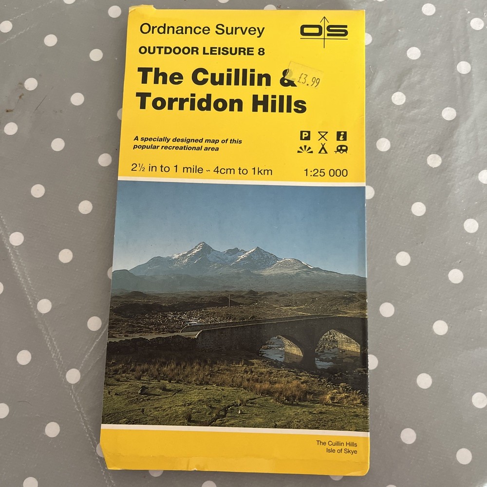 Cuillin and Torridon Hills (Outdoor Leis… by Ordnance Survey Sheet map, folded