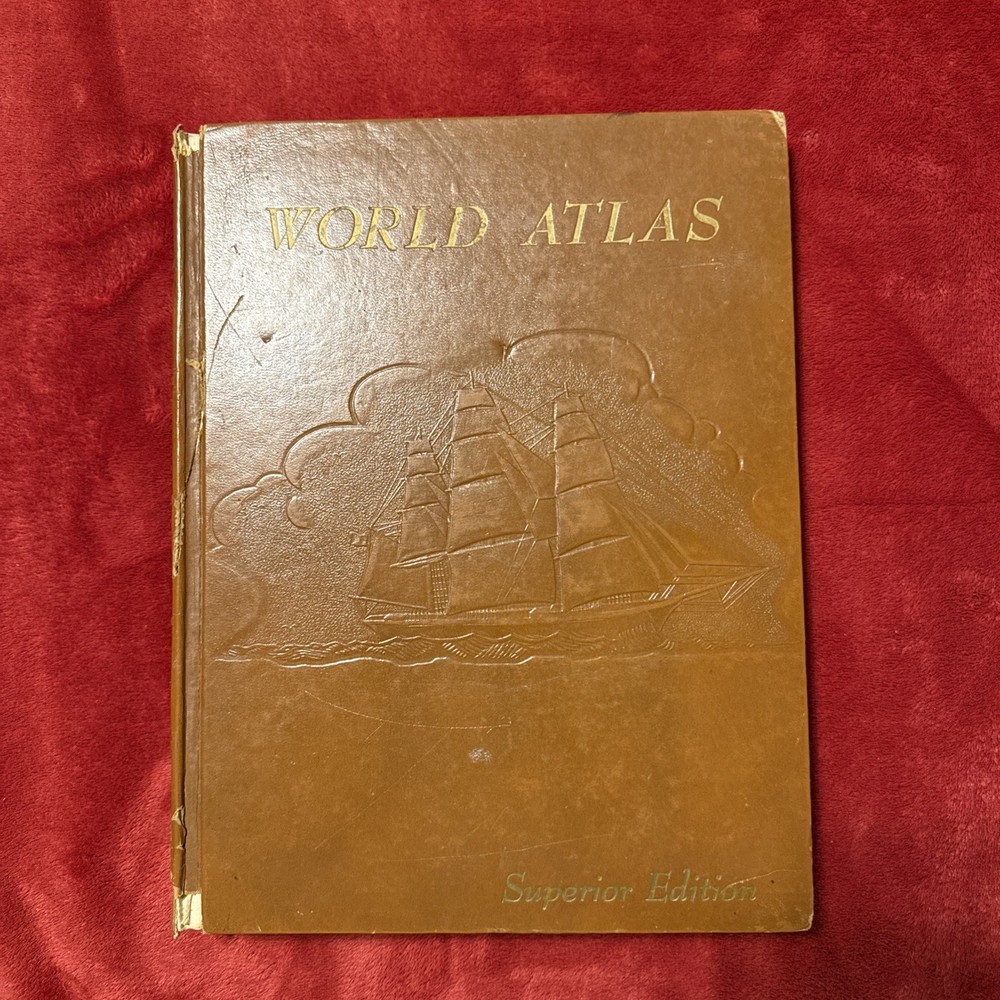 1966 Vintage World Atlas “Superior Edition.” Published by Hammond.