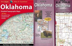 Delorme: Oklahoma Gazetteer with Oklahoma paper map and EZ fold map included