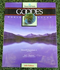 RAND McNALLY GOODE’S WORLD ATLAS 18th EDITION HARDCOVER WITH JACKET 1991