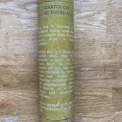Luckies Of London World Scratch Map A2 Unused