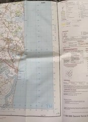 1990 Ordnance Survey Landranger Second Series Map 156 Saxmundham And Aldeburgh