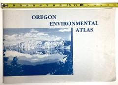 OREGON DEPARTMENT of ENVIRONMENTAL Quality 1988 ATLAS DEQ Government Large 12×17